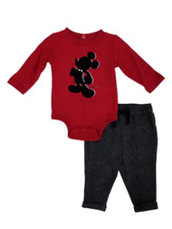 Disney Infant & Toddler Boys 2pc. Mickey Mouse Long Sleeve Bodysuit & Pants Set