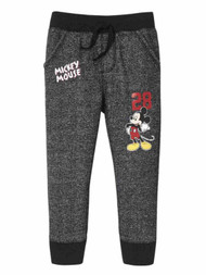 Disney Infant Boys Black Mickey Mouse Baby Jogging Sweat Pants Joggers