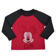Disney Mickey Mouse Infant & Toddler Boys Valentines Day Long Sleeve Shirt