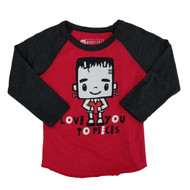 Universal Studios Frankenstein Infant & Toddler Boys Valentines Day Raglan Shirt