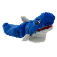 Toddler Boys Plush Blue Shark Bite Slippers House Shoes