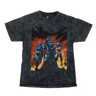 DC Comics Mens Superman Batman Wonder Woman Trinity Sunset T-Shirt