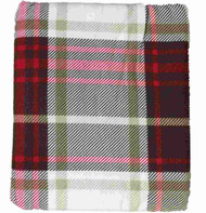 HD Heavyweight Brown & Red Plaid Flannel Sheet Set Full Bed Sheets Bedding
