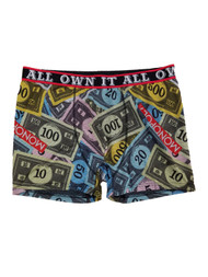 Hasbro Mens Own It All Monopoly Money Board Game Underwear Boxer Briefs