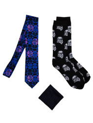 Star Wars Stormtrooper Mens 3-Piece Crew Sock Handkerchief & Tie Set