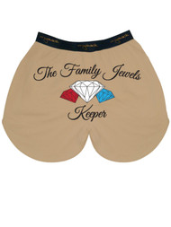 My Sack Ballsy Boxers Mens The Family Jewels Keeper Testicle Boxer Shorts