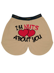 My Sack Ballsy Boxers Mens I'm Nuts About You Testicle Shaped Boxer Shorts