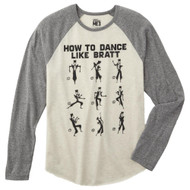Despicable Me 3 Mens Gray Dance Like Bratt Long Sleeve T-Shirt