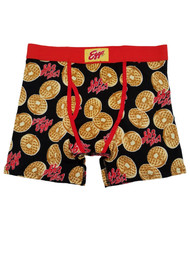 Kellogg's Mens Black L'Eggo My Eggo Waffle Underwear Boxer Briefs Boxers