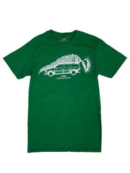 National Lampoons Christmas Vacation Mens Kelly Green Graphic Tee T-Shirt