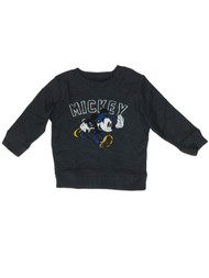 Disney Infant Boys Gray Mickey Mouse Sweatshirt Football Baby Sweat Shirt