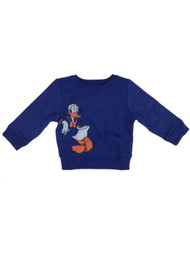 Disney Infant Boys Blue Donald Duck Sweatshirt Mickey Mouse Baby Sweat Shirt
