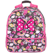 Disney Collection Minnie Mouse Bow 15 inch Backpack School Travel Back Pack