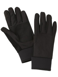 Outdoor Life Mens Sleek Black Stretch Fit Tech Touch Gloves
