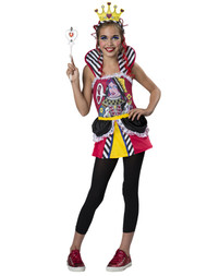 Girls Queen of Hearts Halloween Costume