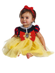 Disney Infant Girls Snow White Costume Baby Dress & Headband