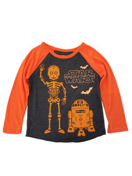 Star Wars Infant & Toddler Boys Day Of The Dead Halloween Long Sleeve Shirt