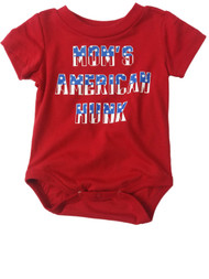 Infant Toddler Moms American Hunk Single Outfit Fourth Of July Baby Bodysuit