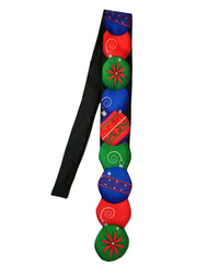 Men's Black Neck Tie Christmas Ornament Holiday Necktie