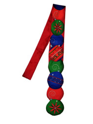 Men's Red Neck Tie Christmas Ornament Holiday Necktie