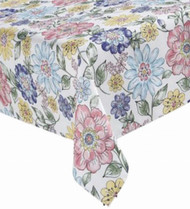 Celebrate Together Cottage Floral Tablecloth, Big Flower Print Fabric 60X120
