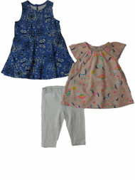 Infant Girls Unicorn Heat Paisley Floral Rainbow 3-PC Flower Outfit