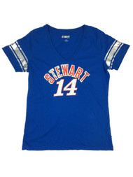Nascar Womens Blue & Silver Tony Stewart Racing Shirt Driver 14 T-Shirt