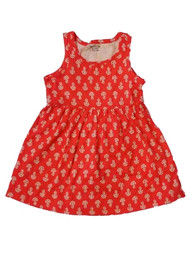 Infant & Toddler Girls Red Dress White Flowers Summer Spring Dress