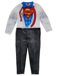 Superman DC Comics Mens Clark Kent Costume Union Suit Pajamas