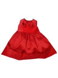 Carters Infant Girls Red Velvet Bow Christmas Holiday Party Dress