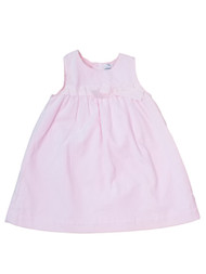 Carters Infant Girls Pink Velvet Bow Christmas Holiday Party Easter Dress