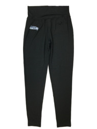 Womens Black NFL Seattle Seahawks Football Leggings Stretch Style Yoga Pants