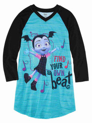 Disney Toddler Girls Blue Vampirina Vampire Nightgown Night Gown Dress