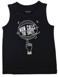 Infant & Toddler Boys Mom Calls The Shots Tank Top Basketball Muscle Shirt