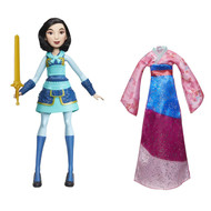 Disney Princess Fearless Adventures Mulan Doll With Change Of Clothes