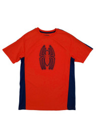 Marvel Spider-Man Boys Red & Blue Mesh Active Tee T-Shirt 2XL18