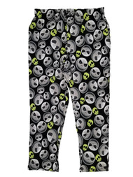 The Nightmare Before Christmas Mens Black Knit Sleep Pants Pajama Bottoms