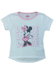 Disney Infant & Toddler Girls Minnie Mouse Love T-Shirt Valentines Shirt