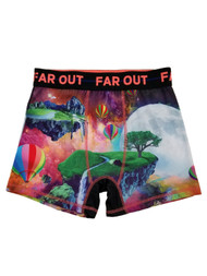 Mens Far Out Psychedelic Trippy Galactic Underwear Boxer Briefs