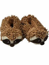 Boys Lumpy Brown Sloth Slippers Plush Critter Animal House Shoes