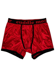 Mens Red Lamé Cuddle Monster Valentines Day Underwear Boxers Boxer Briefs