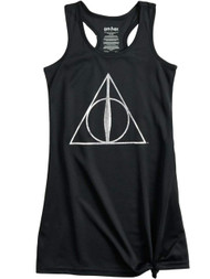 Girls Harry Potter Deathly Halows Elder Wand Nightgown Mesh Sleep Shirt Small