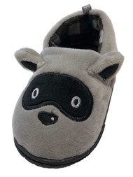 Infant Boys & Girls Gray Raccoon Slippers Baby Shoes Loafers