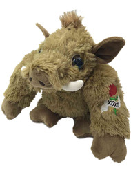 Valentines Day Macho Wart Hog Stuffed Animal With Love & Kisses Tattoo, 8" Plush