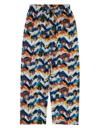 Mens Chimpanzee Monkey Headphones Lounge Pants Sleep Pants Pajama Bottoms