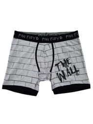 Pink Floyd The Wall Mens Heather Gray Underwear Boxer Briefs Boxers S