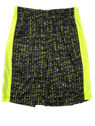 Xersion Boys Black & Yellow Speckle Athletic Basketball Shorts