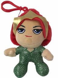 Heroz Clipz DC Plush Aquaman Mera Figure with Clip, 5" Stuffed Aqua-Man Pal