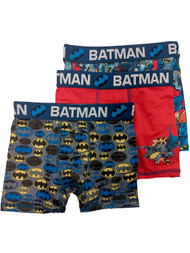 DC Comics Boys 3pc Batman Symbol Boxer Briefs Boxer Shorts Set Underwear
