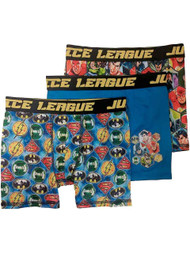 Boys 3pc Justice League Boxer Briefs Green Lantern & Batman Boxer Shorts Set